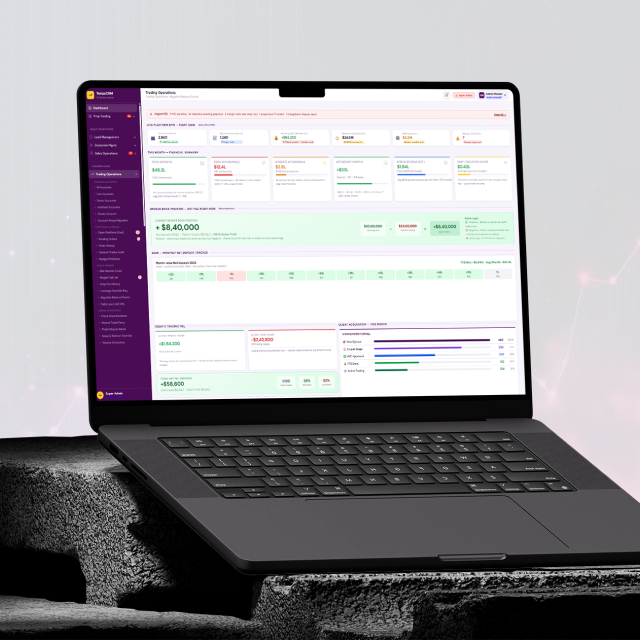 Main dashboard overview