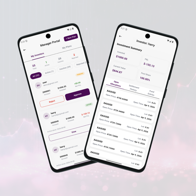 PAMM module investor view